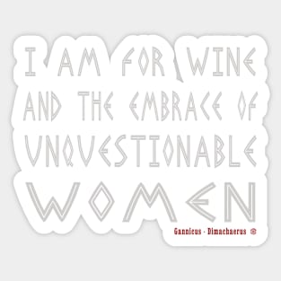 Eye Voodoo - Unquestionable Women Sticker